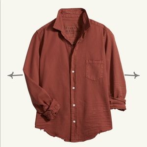NWT Frank&Eileen Denim Shirt in Rosewood